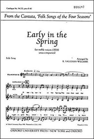 Early in the Spring SSA choral sheet music cover